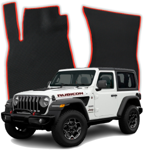 Autokoberce do Jeep Wrangler Rubicon 4 gen SUV 3 dvere (2017-2025)