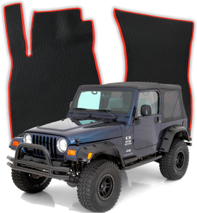 Autokoberce do Jeep Wrangler TJ 2 gen CabrioCabrio SUVSUV (1996-2006)