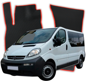 Autokoberce do Opel Vivaro 8-miestny A 1 gen Minivan (2001-2015)