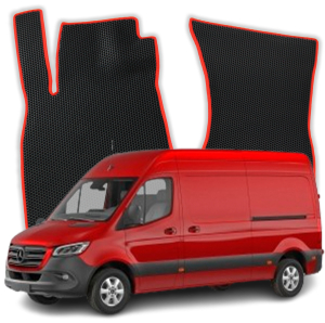 Autokoberce do Mercedes-Benz Sprinter 3 miesta W907/W910 3 gen Dodávka (2018-2025)