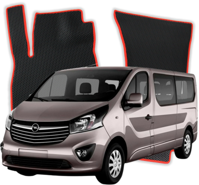 Autokoberce do Opel Vivaro B 9-miestny 2 gen Minivan (2014-2019)