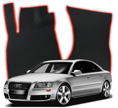 Autokoberce do Audi A8 S-Line D3 2 gen Sedan Krátke (2002-2009)