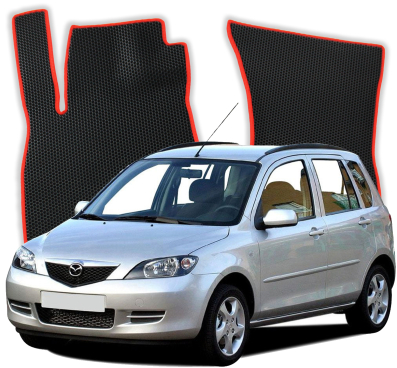 Autokoberce do Mazda 2 DY 1 gen Hatchback 5 dverí (2002-2007)
