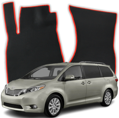 Autokoberce do Toyota Sienna 7 mest Limited 3 gen Minivan (2010-2020)