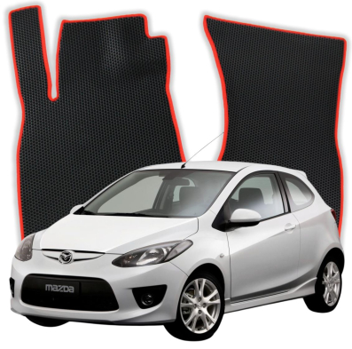 Autokoberce do Mazda 2 DE/DH 2 gen Hatchback 3 dvere (2007-2014)