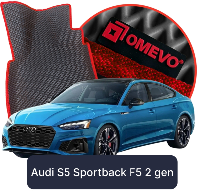 EVA autokoberce OMEVO pre Audi S5 Sportback F5 5 gen liftback (2016-2024)