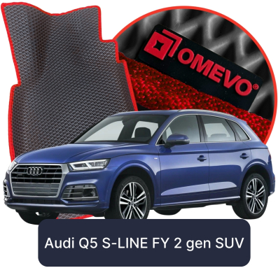 OMEVO 5D Pro Autokoberce do Audi Q5 S-LINE FY 2. gen SUV (2016-2024)