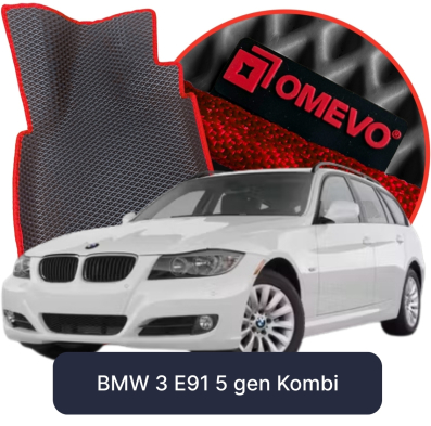 OMEVO 5D Pro Autokoberce do BMW 3 E91 5. gen Kombi (2004-2012)