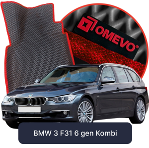 OMEVO 5D Pro Autokoberce do BMW 3 F31 6. gen Kombi (2011-2018)