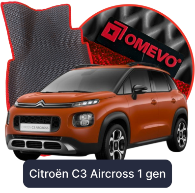 EVA autokoberce OMEVO pre Citroën C3 Aircross 1 gen SUV (2017-2024)