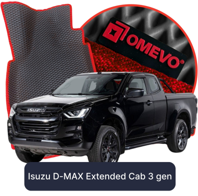 EVA autokoberce OMEVO pre Isuzu D-MAX Extended Cab 3. generácia Pick-up (2019-2025)