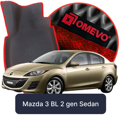 EVA autokoberce OMEVO pre Mazda 3 BL 5 gen sedan (2008-2013)