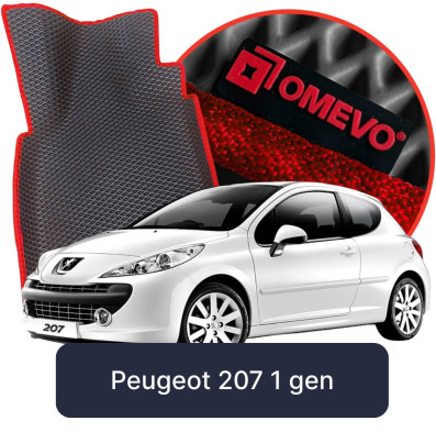 EVA autokoberce OMEVO pre Peugeot 207 1. generácia Hatchback 3 dvere (2006-2014)