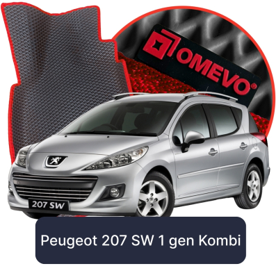EVA autokoberce OMEVO pre Peugeot 207 SW generácia Kombi 2006-2014
