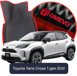 OMEVO 5D Pro Autokoberce do Toyota Yaris Cross Hybrida 1. gen SUV (2020-2025)