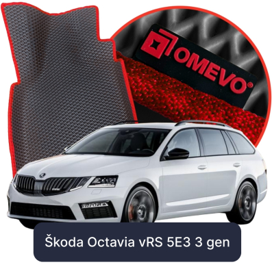 OMEVO 5D Pro Autokoberce do Škoda Octavia vRS 5E3 3. gen Kombi (2013-2020)
