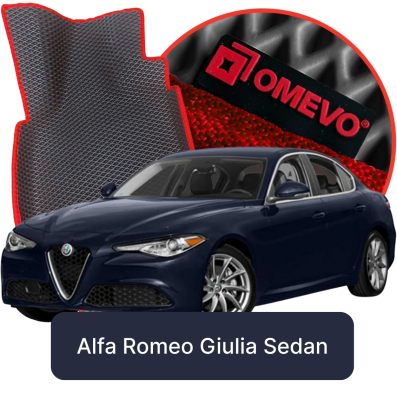 EVA autokoberce OMEVO pre Alfa Romeo Giulia 1. gen Sedan (2016-2025)