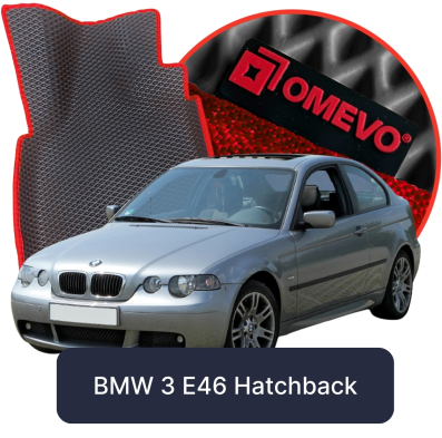 OMEVO 5D Pro Autokoberce do BMW 3 E46 4. gen Hatchback 3 dverí (1998-2007)