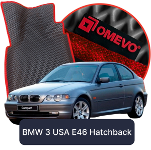 OMEVO 5D Pro Autokoberce do BMW 3 USA E46 4. gen Hatchback 3 dverí (1998-2007)
