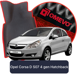 OMEVO 5D Pro Autokoberce do Opel Corsa D S07 4. gen Hatchback 3 dverí (2006-2014)