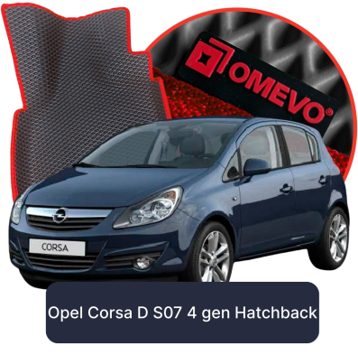 OMEVO 5D Pro Autokoberce do Opel Corsa D S07 4. gen Hatchback 5 dverí (2006-2014)
