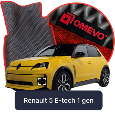 OMEVO 5D Pro Autokoberce do Renault 5 E-tech 1. gen Hatchback 5 dverí (2024-2025)