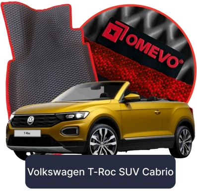 EVA autokoberce OMEVO pre Volkswagen T-Roc 1. gen SUV Cabrio (2017-2025)