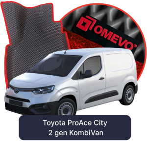 OMEVO 5D Pro Autokoberce do Toyota ProAce City 2-osobový 2. gen KombiVan (2019-2025)
