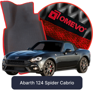 EVA autokoberce OMEVO pre Abarth 124 Spider Cabrio (2015-2020)