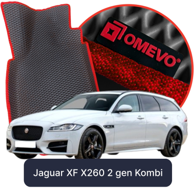 EVA automobilové koberce OMEVO pre Jaguar XF X260 2 gen Kombi (2015-2024)