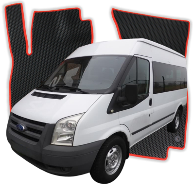 EVA automobilové koberce OMEVO pre Ford Transit 9-miestny L2H3 5 gen Van 4 dvere 2000-2014