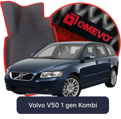 EVA automobilové koberce OMEVO pre Volvo V50 1 gen Kombi 2004-2012
