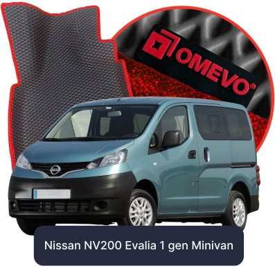 EVA autokoberce OMEVO pre Nissan NV200 Evalia 7-miestny 1. generácia Minivan (2009-2019)