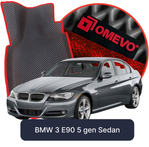 OMEVO 5D Pro Autokoberce do BMW 3 E90 5. gen Sedan (2004-2012)