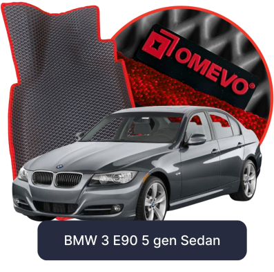 EVA autokoberce OMEVO pre BMW 3 E90 5 gen sedan (2004-2012)