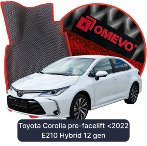 OMEVO 5D Pro Autokoberce do Toyota Corolla Pred Lift <2022 E210 Hybryda 12. gen Hatchback 5 dverový (2018-2025)