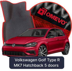 OMEVO 5D Pro Autokoberce do Volkswagen Golf Type R MK7 7. gen Hatchback 5 dverí (2012-2020)