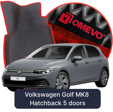 OMEVO 5D Pro Autokoberce do Volkswagen Golf MK8 8. gen Hatchback 5 dverí (2019-2025)