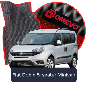 OMEVO 5D Pro Autokoberce do Fiat Doblo 5-osobový 2. gen Minivan (2010-2022)