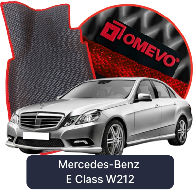 EVA automobilové koberce OMEVO pre Mercedes-Benz E trieda W212 4 gen Sedan 2010-2016
