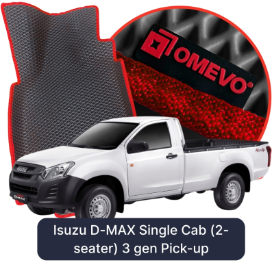 EVA autokoberce OMEVO pre Isuzu D-MAX Single Cab (2-miestny) 3. generácie Pick-up (2019-2025)
