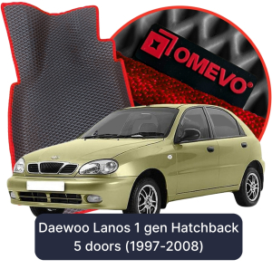 OMEVO 5D Pro Autokoberce do Daewoo Lanos 1 gen hatchback 5 dverí (1997-2008)