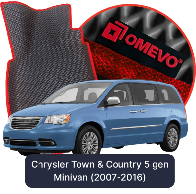 EVA autokoberce OMEVO pre Chrysler Town & Country 5 gen Minivan (2007-2016)