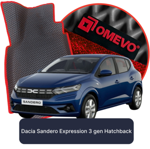 OMEVO 5D Pro Autokoberce do Dacia Sandero Expression 3. gen Hatchback 5 dverí (2020-2025)