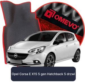 OMEVO 5D Pro Autokoberce do Opel Corsa E X15 5. gen Hatchback (2014-2019)
