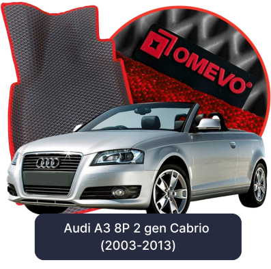 EVA autokoberce OMEVO pre Audi A3 8P 2 gen Cabrio (2003-2013)