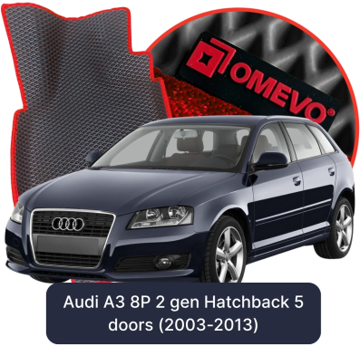 EVA autokoberce OMEVO pre Audi A3 8P 2 gen Hatchback 5-dverový (2003-2013)