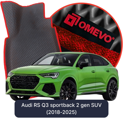 EVA autokoberce OMEVO pre Audi RS Q3 Sportback 2 gen SUV (2018-2025)