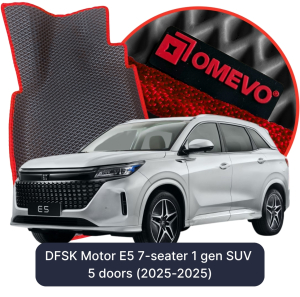 OMEVO 5D Pro Autokoberce do DFSK Motor E5 7-miestny 1. gen SUV 5 dverí (2025-2025)