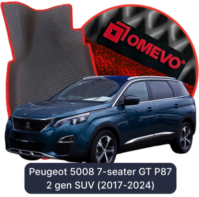 EVA autokoberce OMEVO pre Peugeot 5008 7-miestny GT P87 2 gen SUV (2017-2024)